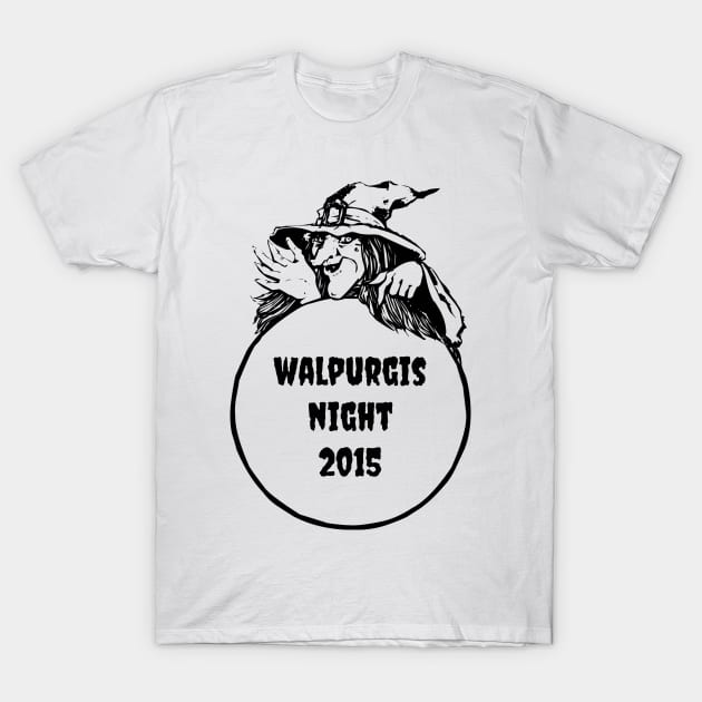 Celebrate Walpurgis Night 2015 T-Shirt by Quirky Design Collective